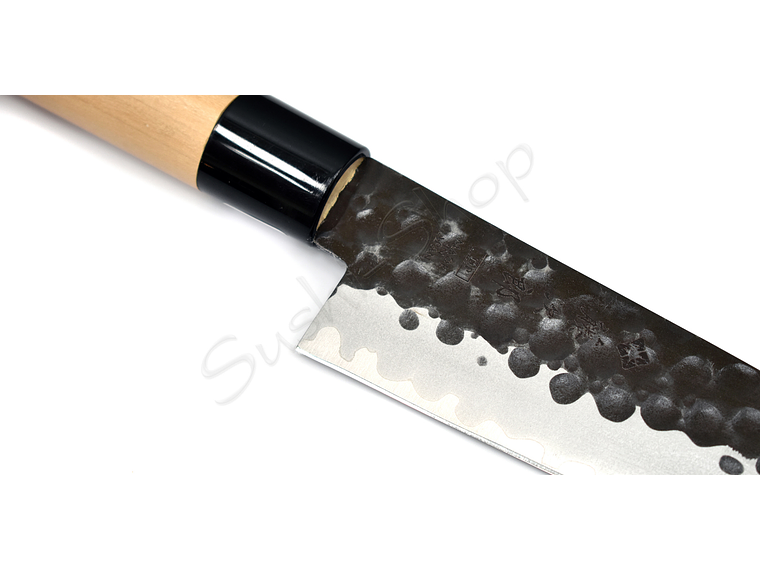 TOJIRO , DP  Hammered Finish w/ wood handle, Chef Knife, 180mm (F-1114) 3