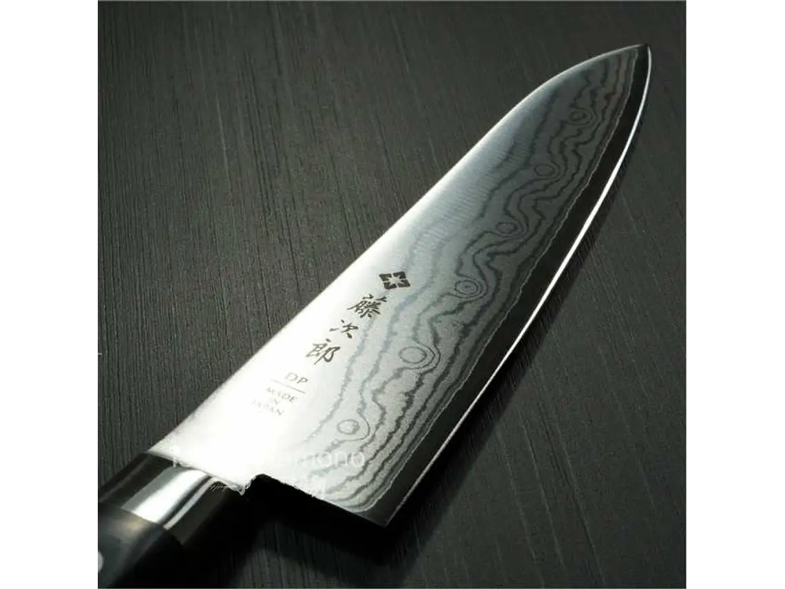 Cuchillo de Chef. Acero Damasco. Bolster. Hoja 180 mm. 1