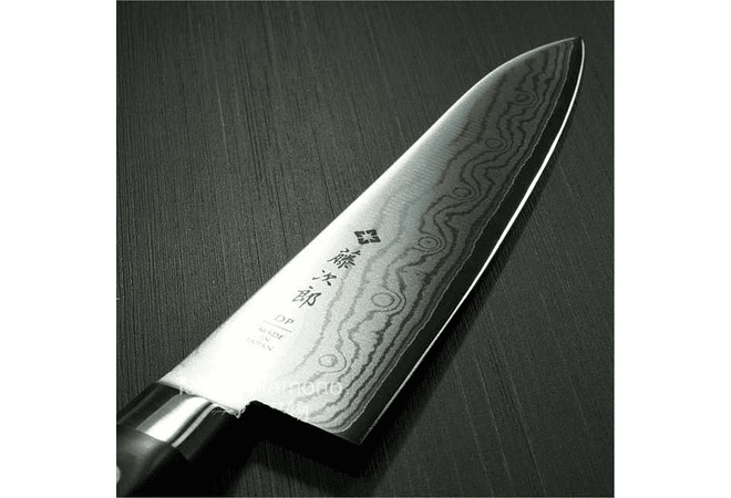 TOJIRO, DP series, Acero Damascus 37 capas, CHEF, 180mm (F-654)