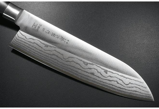 TOJIRO, DP series, Acero Damascus 37 capas, SANTOKU, 170 mm (F-659)