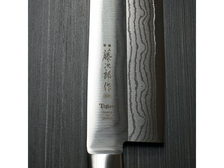 Cuchillo Nakiri. Acero Damasco. Bolster. Hoja 165 mm. 1