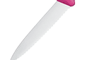 Victorinox Swiss Classic  cuchillo para verdura,  Filo dentado, rosado