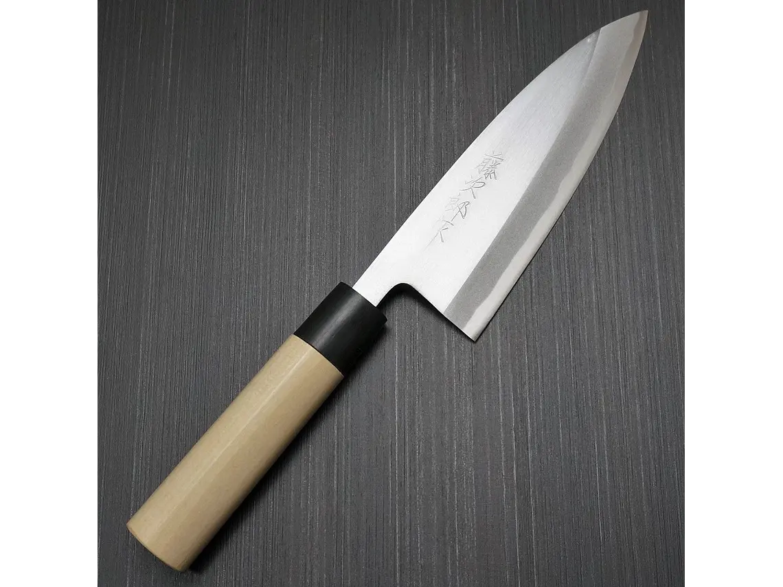 Cuchillo Mini Deba. Mango Madera Magnolia. Hoja 105 mm. 2
