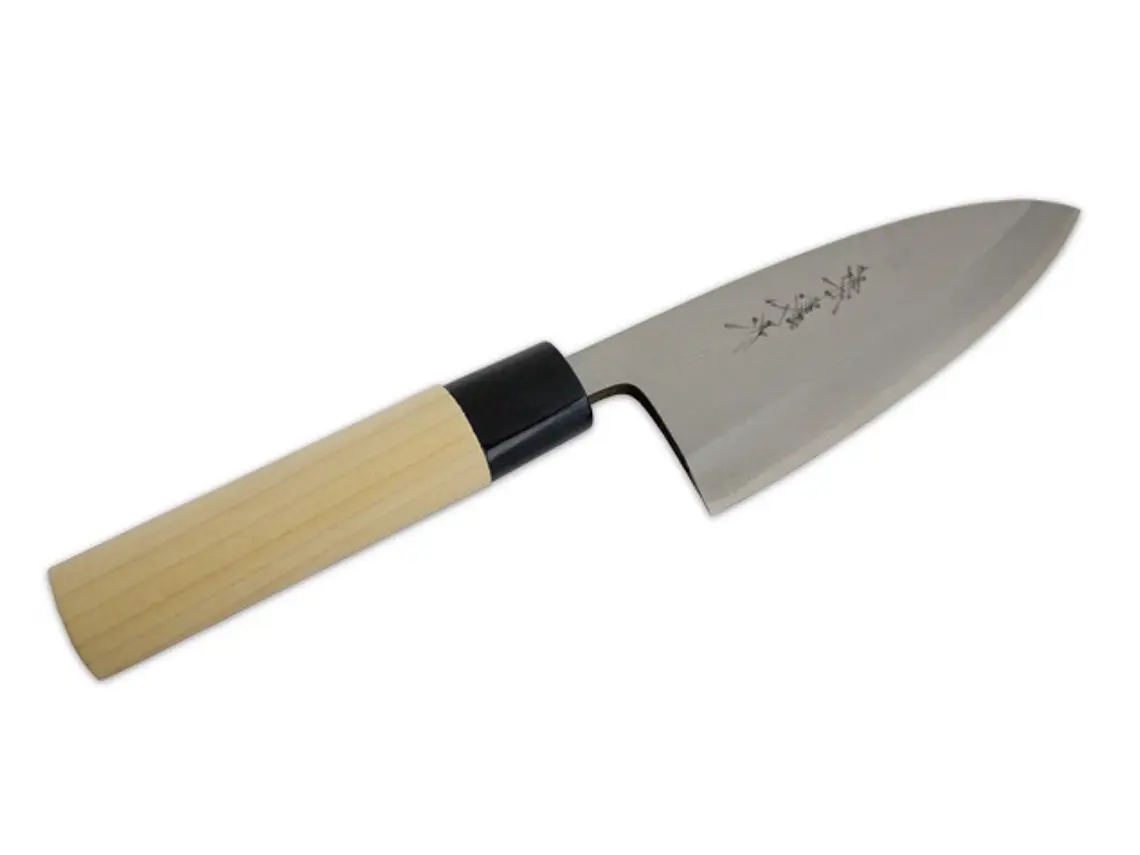 Cuchillo Deba. Mango Madera Magnolia. Hoja 150 mm. 2