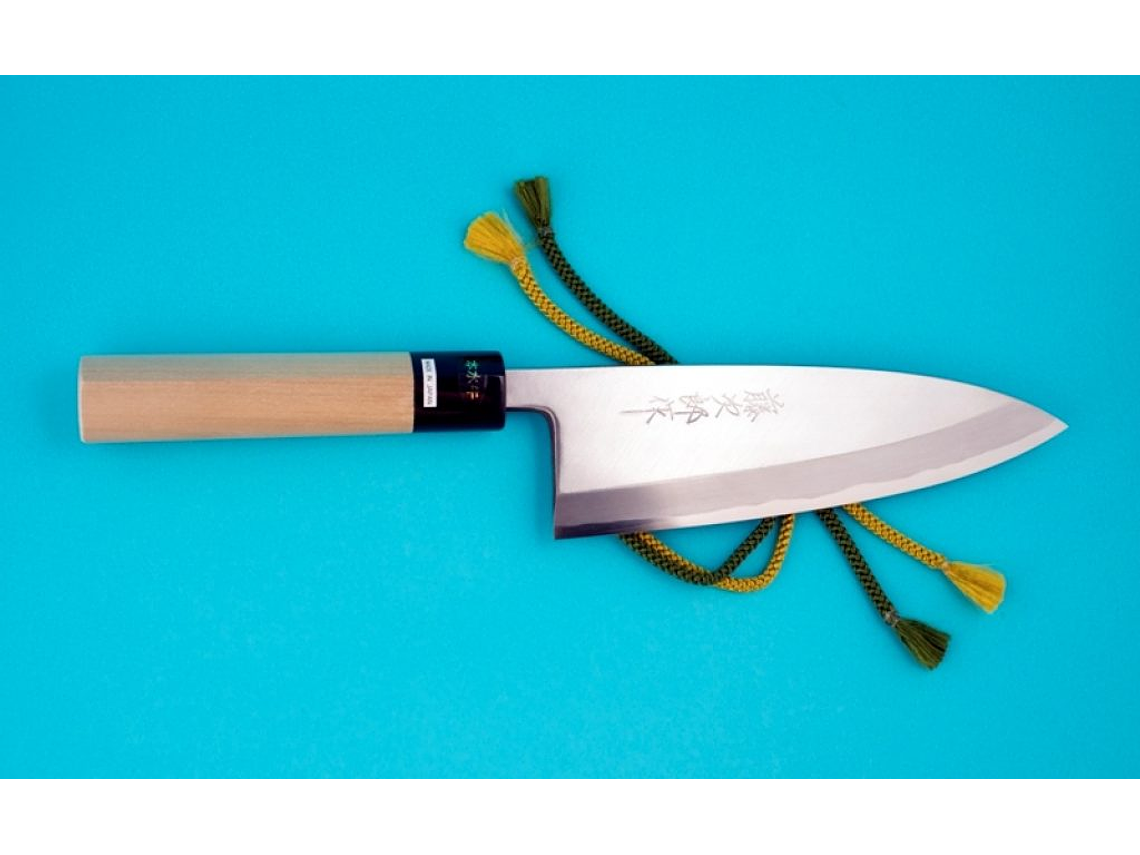 Cuchillo Deba. Mango Madera Magnolia. Hoja 165 mm. 2