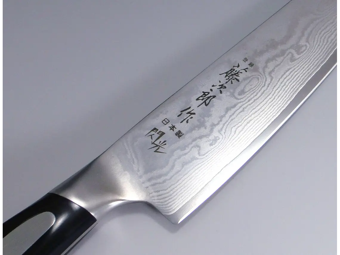 Cuchillo de Chef. Acero Damasco 63 Capas. Hoja 210 mm.  1