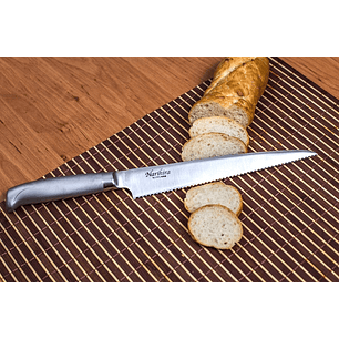 NARIHIRA #5000  All Stainless, CUCHILLO para PAN, 215mm de hoja (FC-63)
