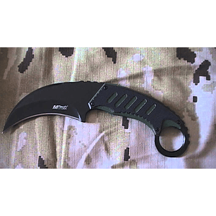 MTECH USA, KARAMBIT ,NEGRO,LARGO HOJA 8,5cm