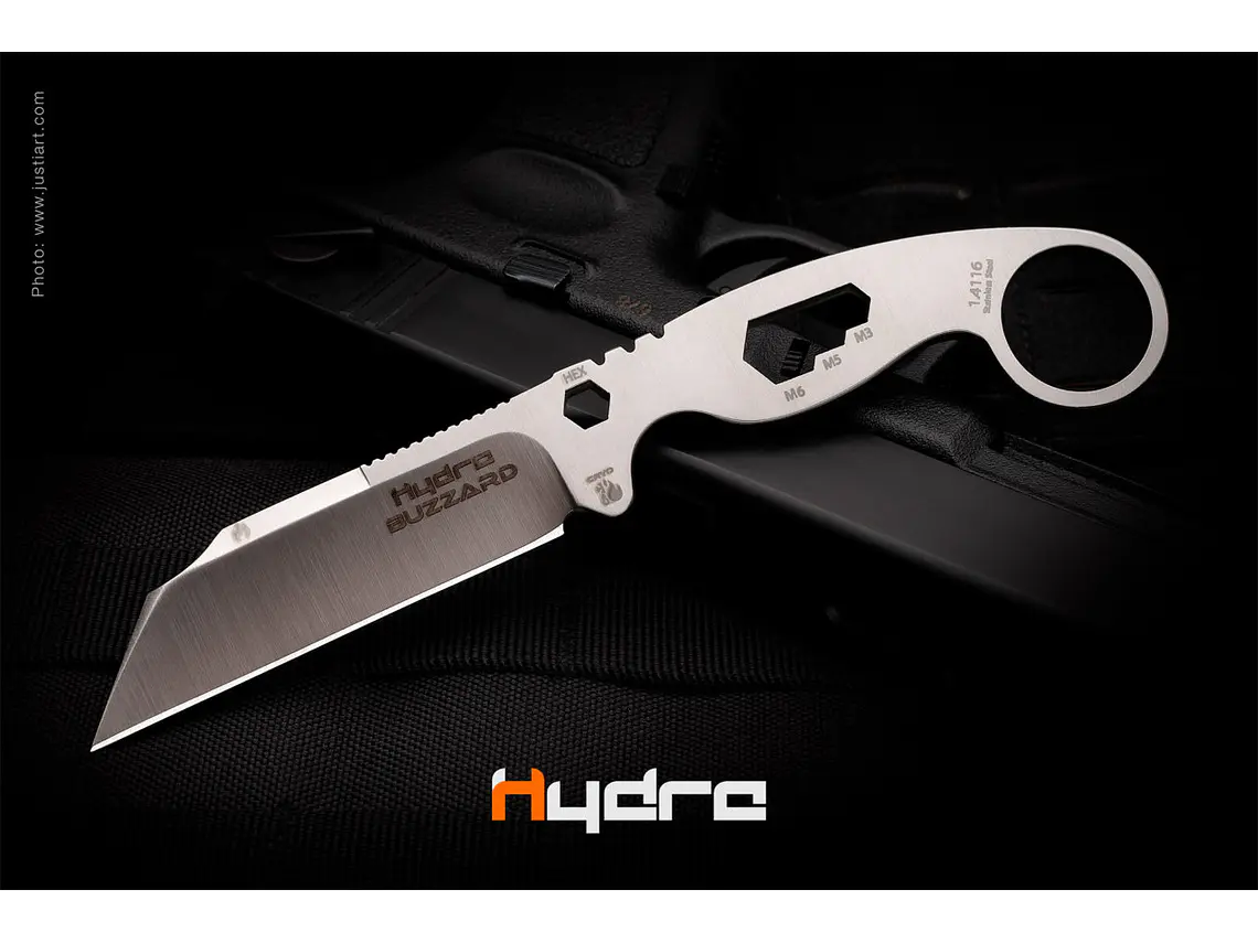 Karambit Buzzard White Hawk. Filo Liso. Hoja 8 cm. 1