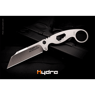 HYDRA , BUZZARD WHITE HAWK Karambit Filo Liso, hoja 8 cms.