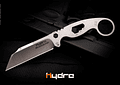 HYDRA , BUZZARD WHITE HAWK Karambit Filo Liso, hoja 8 cms.