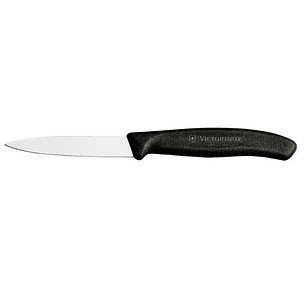 Victorinox Swiss Classic, cuchillo para verdura/Puntiagudo Negro hoja 10cm