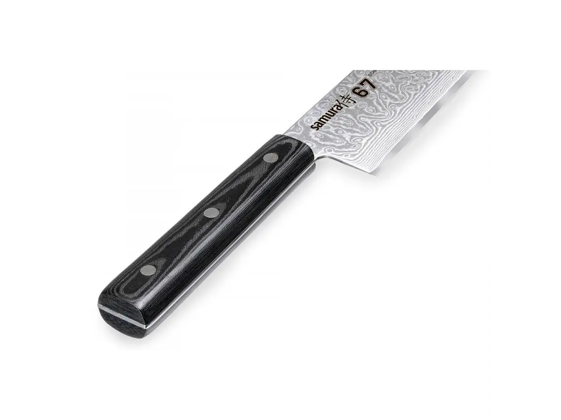 Cuchillo Grand Chef. Acero Damasco. Hoja 240 mm.  2