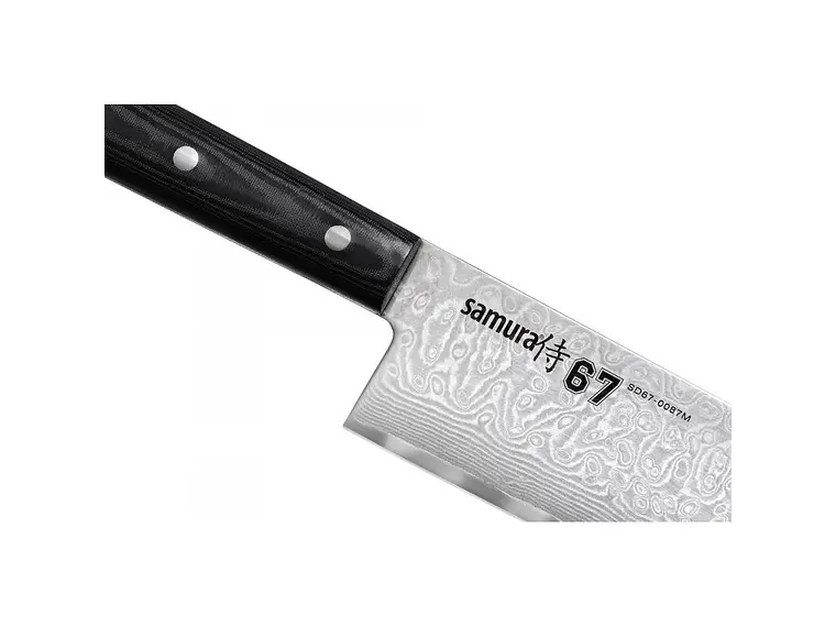 Cuchillo Grand Chef. Acero Damasco. Hoja 240 mm.  4