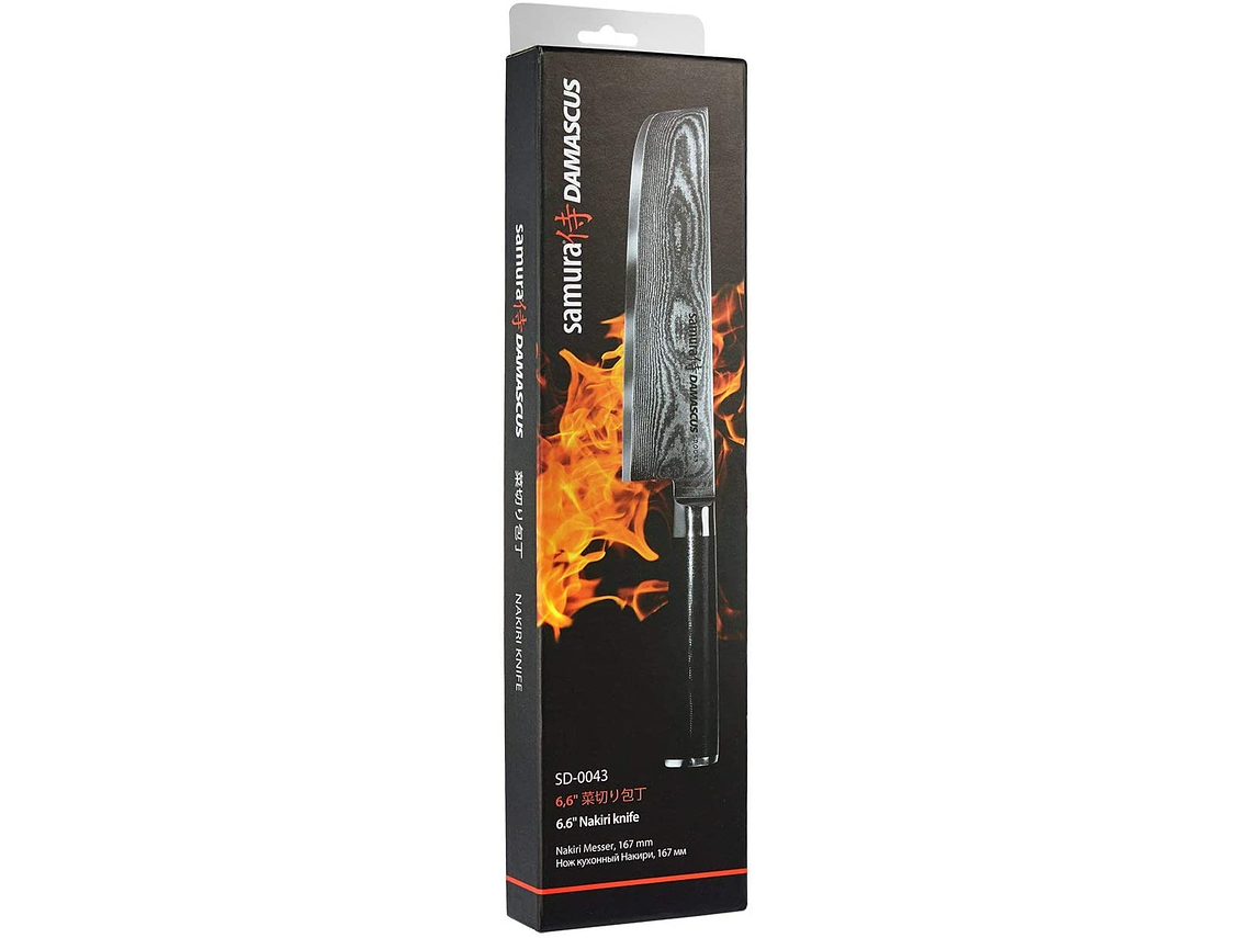 SAMURA DAMASCUS, Nakiri knife, hoja 167mm  2