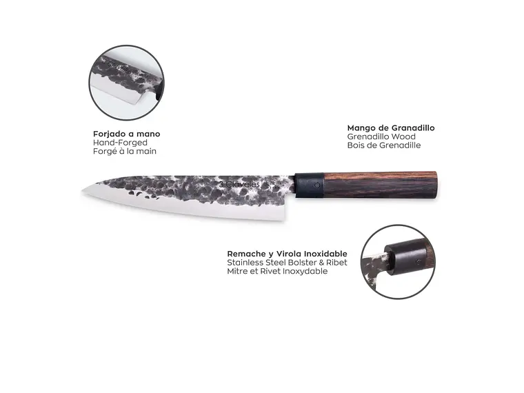 Cuchillo de Chef. Hoja 200 mm. 2