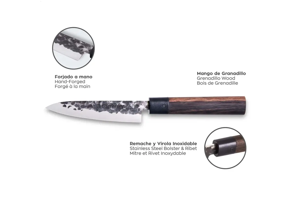 Cuchillo Utilitario. Hoja 180 mm. 2