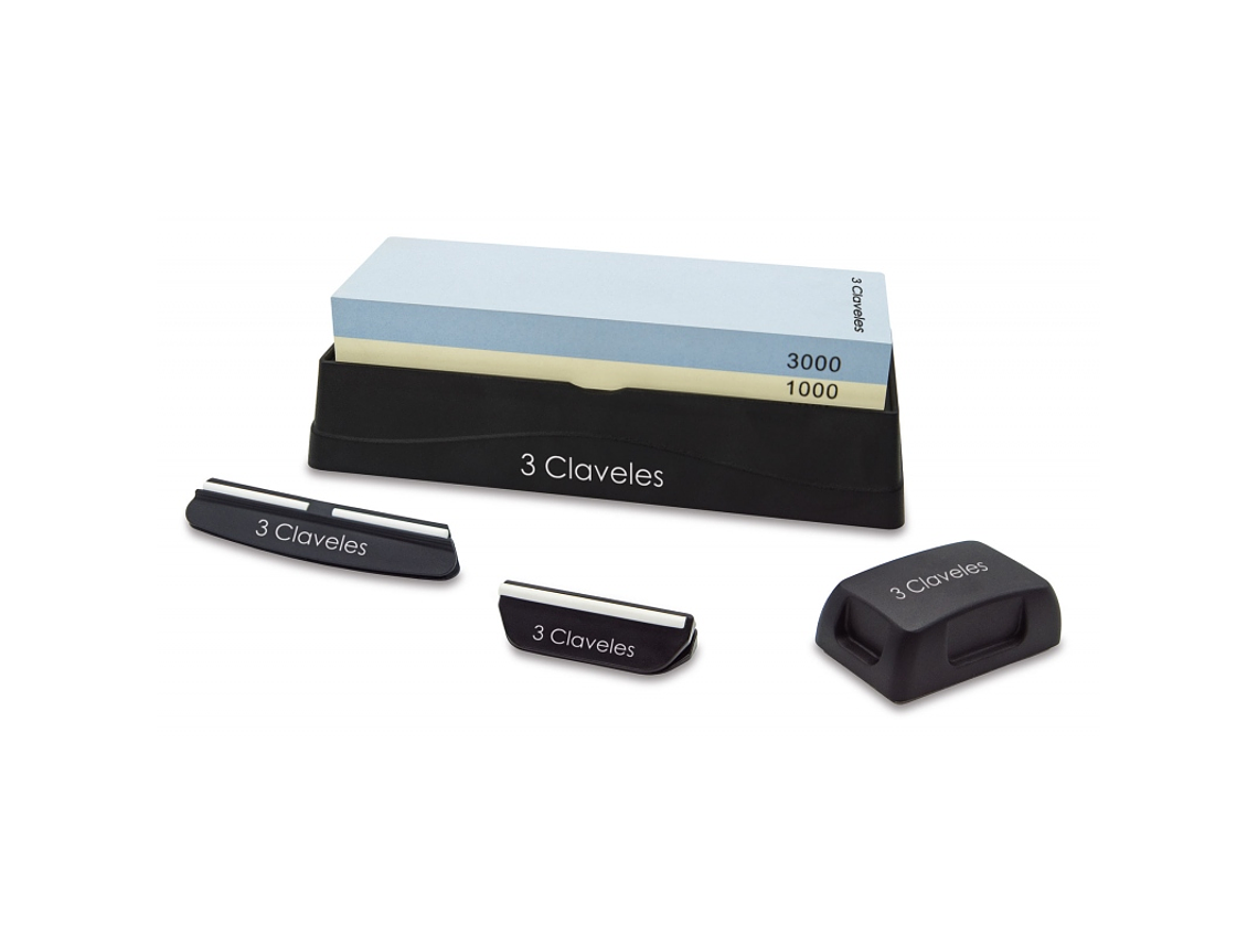 3 Claveles , PIEDRA DE AFILAR #1000/#3000 + DOS GUÍAS  y RECTIFICADOR  1