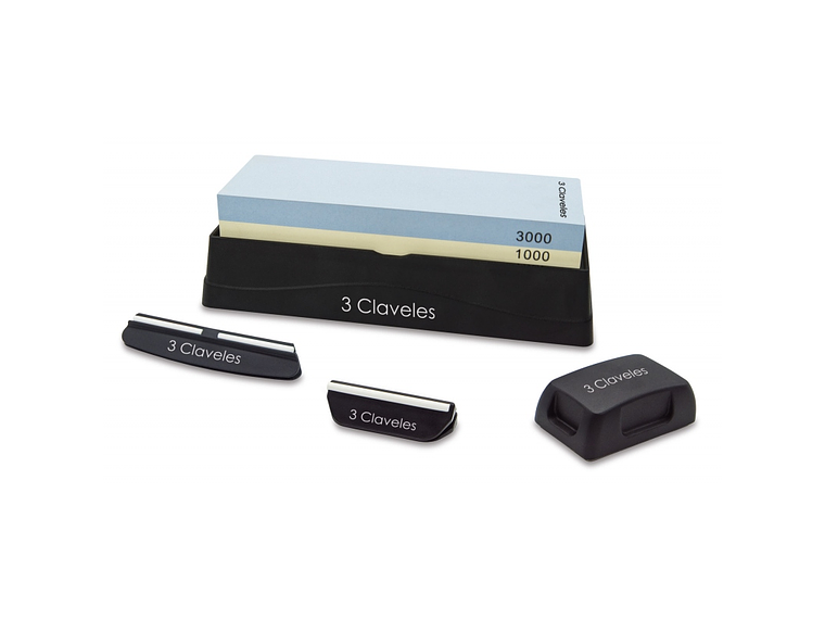 3 Claveles , PIEDRA DE AFILAR #1000/#3000 + DOS GUÍAS  y RECTIFICADOR  1