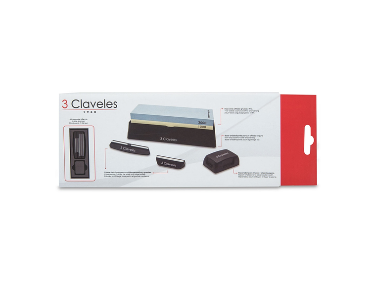 3 Claveles , PIEDRA DE AFILAR #1000/#3000 + DOS GUÍAS  y RECTIFICADOR  2