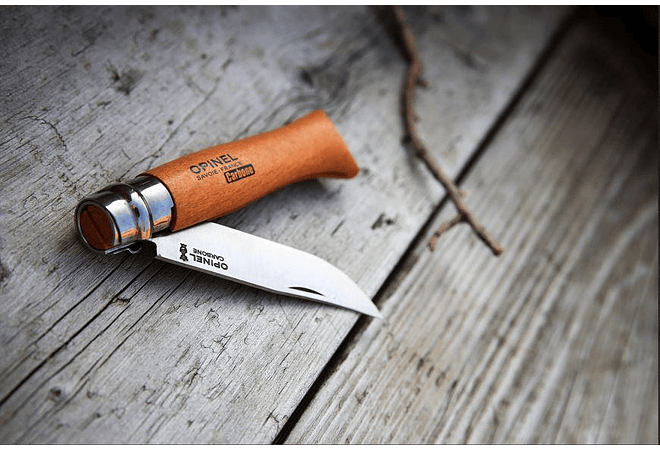 Opinel, Navaja Carbon Steel largo de hoja 8,5cm