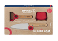 Opinel, Set Le Petit Chef: Cuchillo chef, Pelador y Protector de dedos