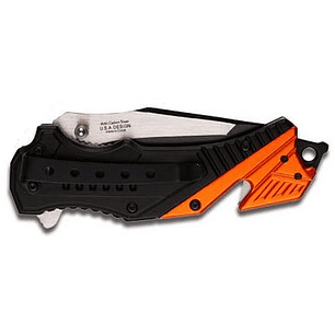 TAC FORCE TF-640EMT, ACERO INOXIDABLE, hoja de 76 mm