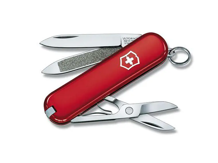 Navaja Plegable Classic. Rojo. 7 funciones. Hoja 3,5 cm. 1