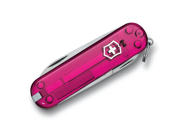 Navaja Plegable Classic SD. Rosado. 7 funciones. Hoja 4,5 cm.  1