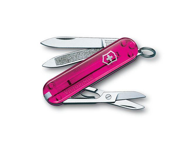 Navaja Plegable Classic SD. Rosado. 7 funciones. Hoja 4,5 cm.  2