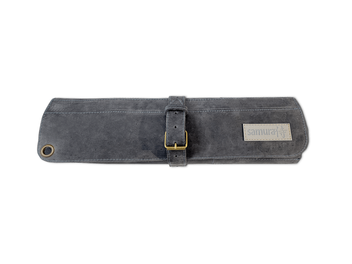 Samura Porta cuchillos de cuero color negro  1
