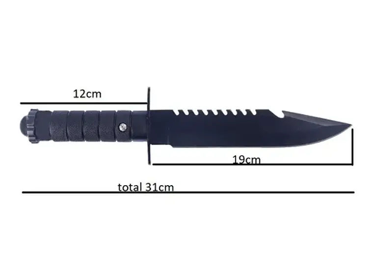 Cuchillo Outdoor. Hoja 17 cm. 2