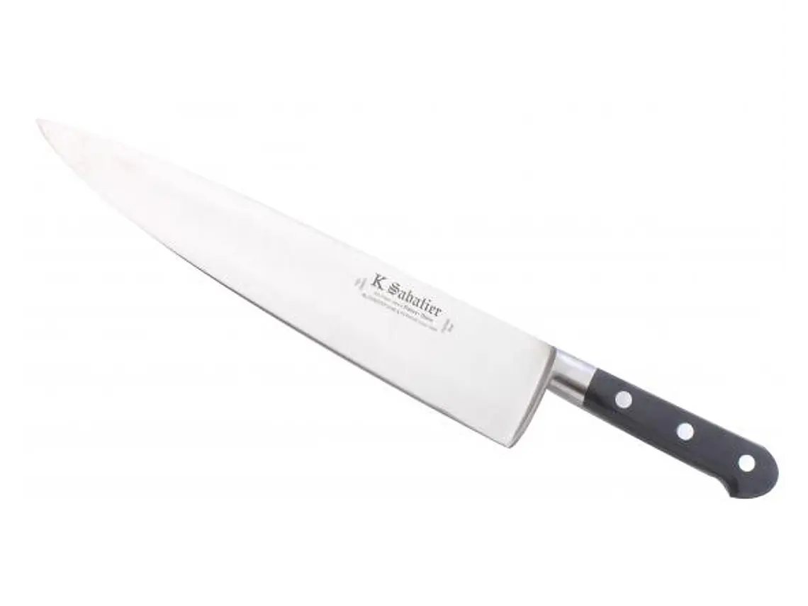 Cuchillo de Chef. Alto en Carbono. Hoja 350 mm. 1