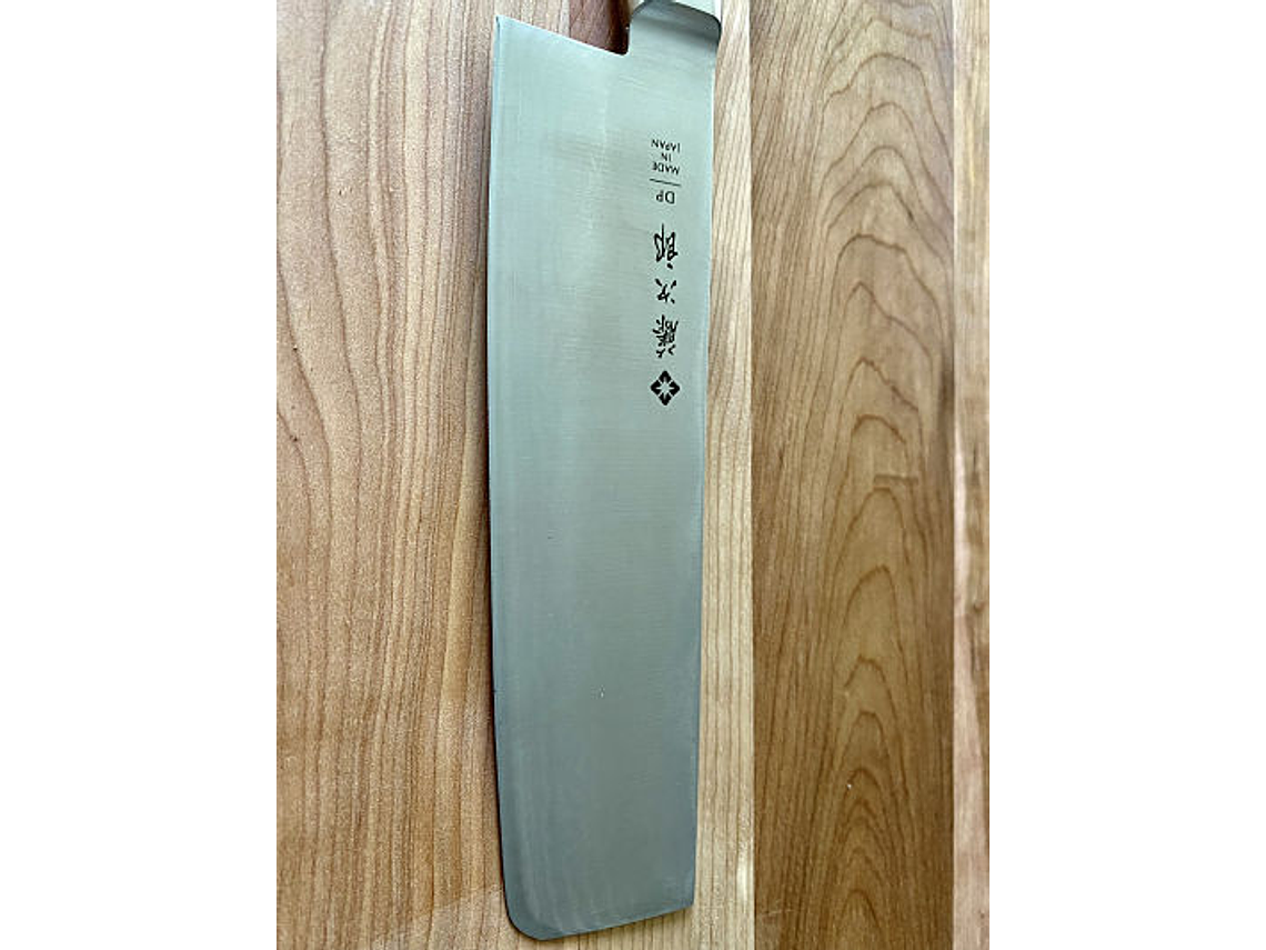 Cuchillo Nakiri. Acero Damasco. Bolster. Hoja 165 mm. 4