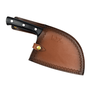 SAMURA. Hachuela, MAD BULL mango negro, hoja 180 mm