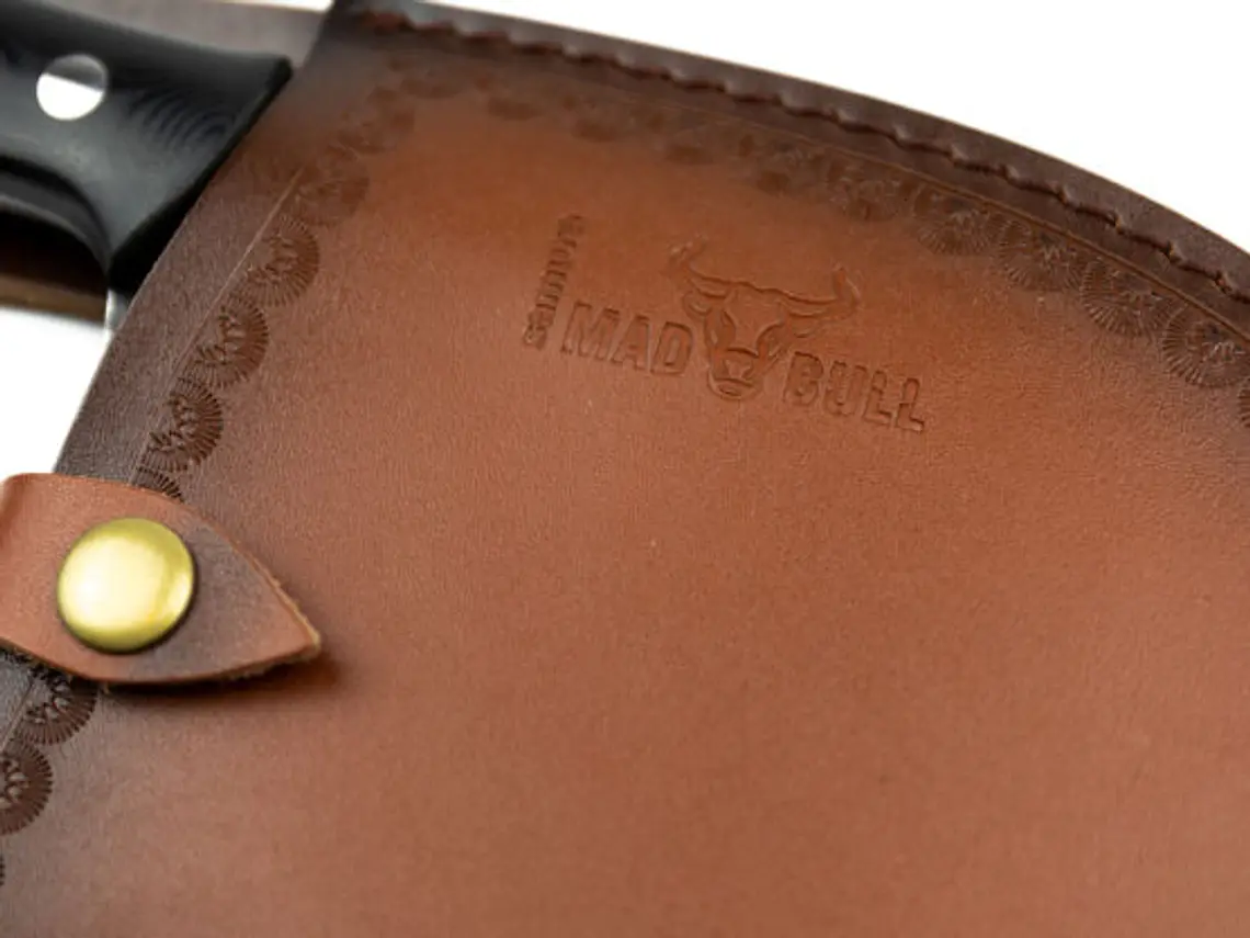 Cuchillo de Chef Serbio Mad Bull. Negro. Hoja 180 mm. 3