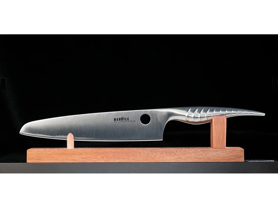 Cuchillo de Chef. Mango Acero Inoxidable. Hoja 200 mm. 1