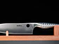 Cuchillo Santoku. Mango Acero Inoxidable. Hoja 170 mm. - Miniatura 2