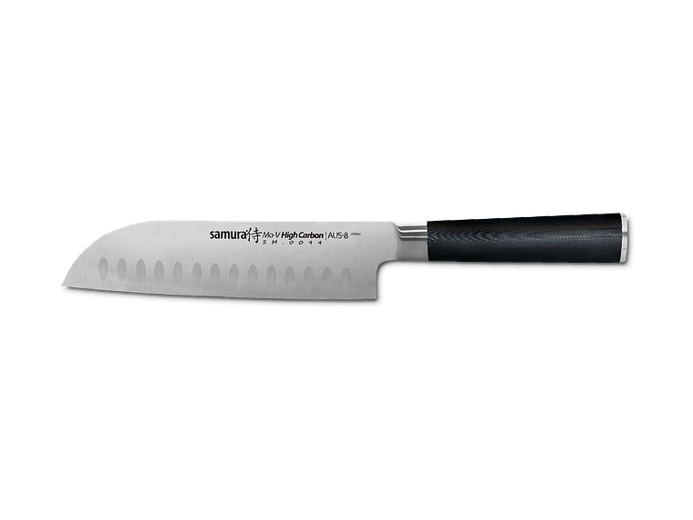 SAMURA MO-V Santoku largo de hoja 180mm 1