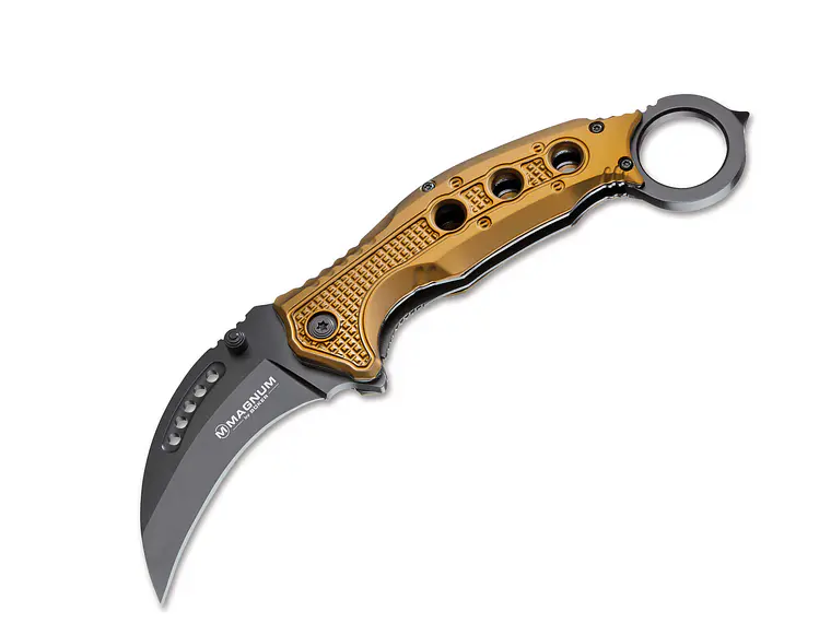 Karambit Plegable Black Scorpion. Hoja 7,6 cm. 1