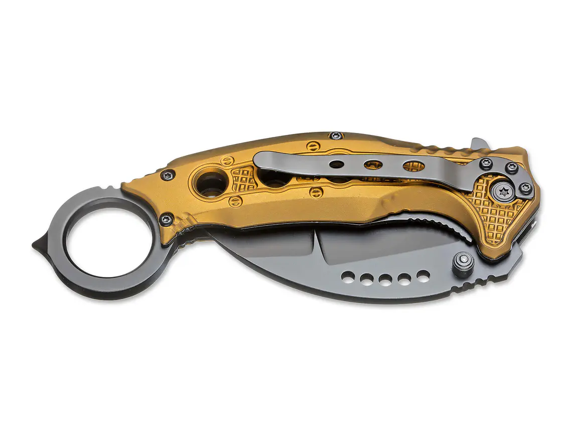 Karambit Plegable Black Scorpion. Hoja 7,6 cm. 2