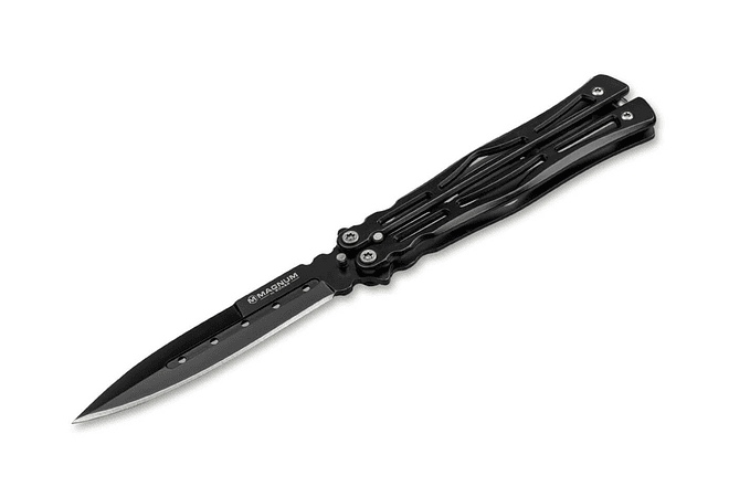 Boker Magnum Balisong Neptis largo de hoja 8,5cm