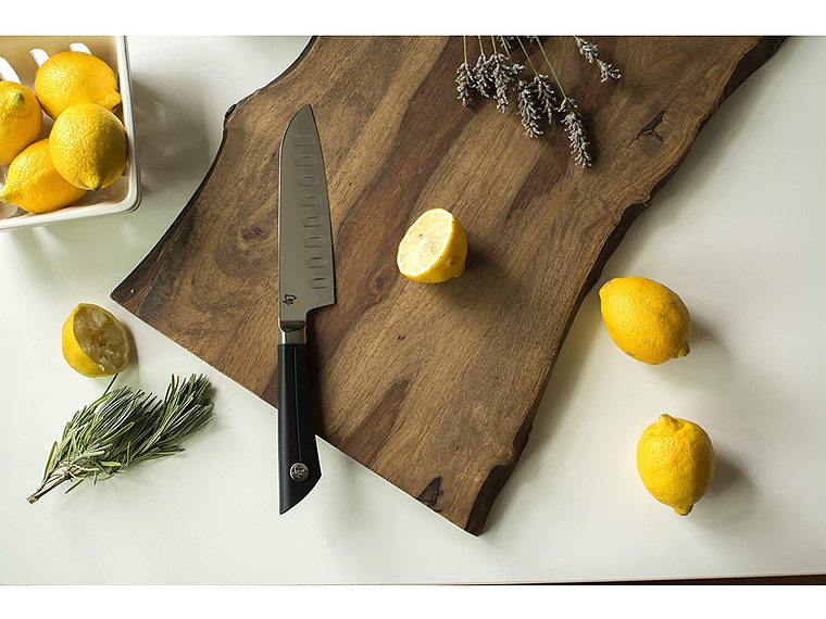 Shun Sora Santoku Mango TPE Polymer, hoja 15.2 cms. 3