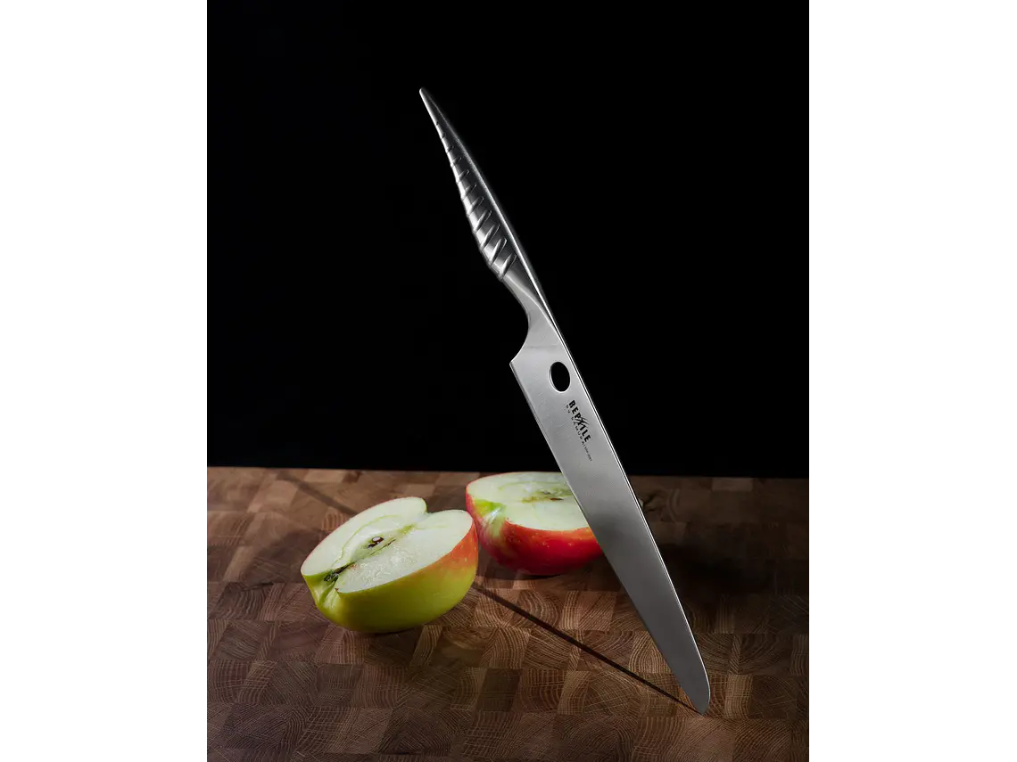 Cuchillo de Chef. Mango Acero Inoxidable. Hoja 200 mm. 3