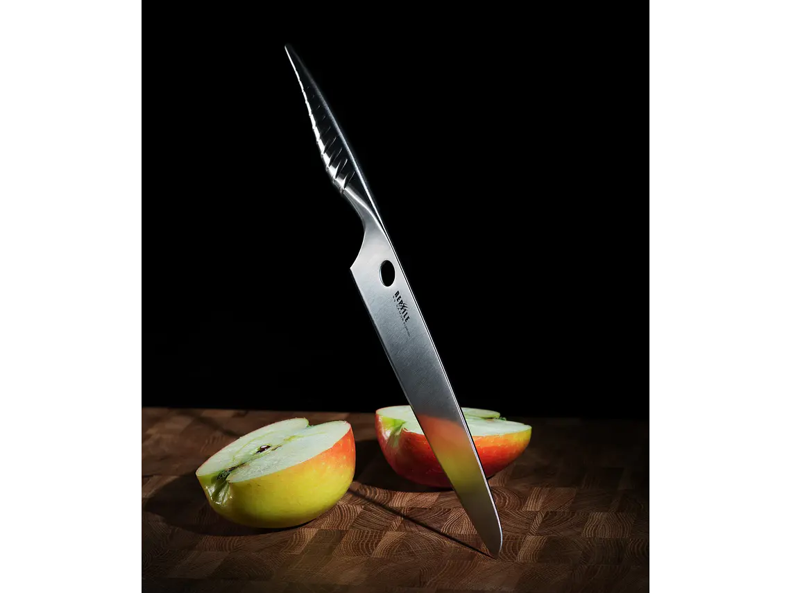 Cuchillo de Chef. Mango Acero Inoxidable. Hoja 200 mm. 4