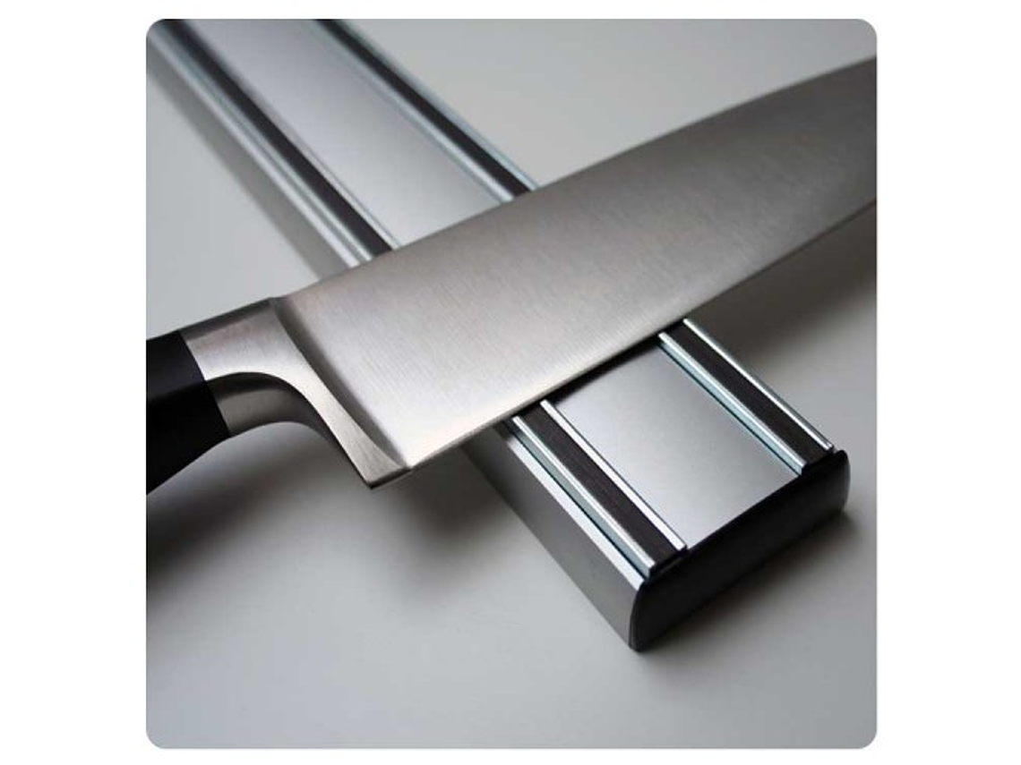 Barra magnética para 10 cuchillos. Alumnio. 50 cm. 2