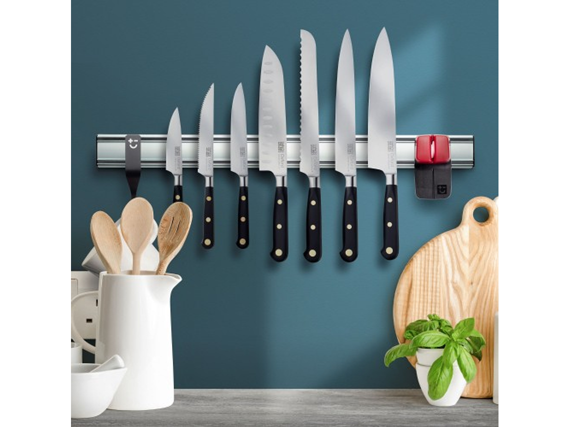 Barra magnética para 10 cuchillos. Alumnio. 50 cm. 1