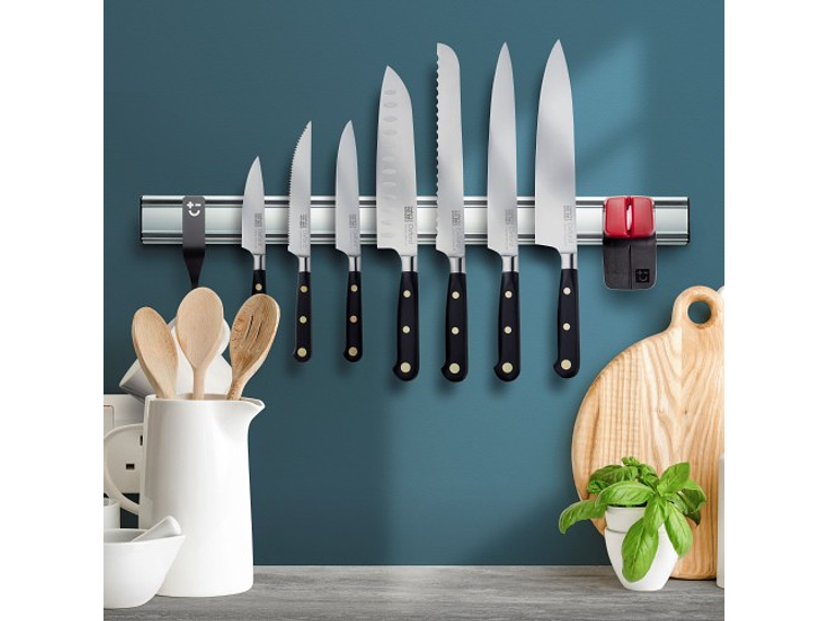 Barra magnética para 10 cuchillos. Alumnio. 50 cm. 1