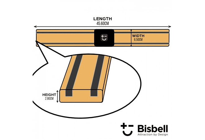 Bisbell barra magnética de madera Oak  Propeller 450mm