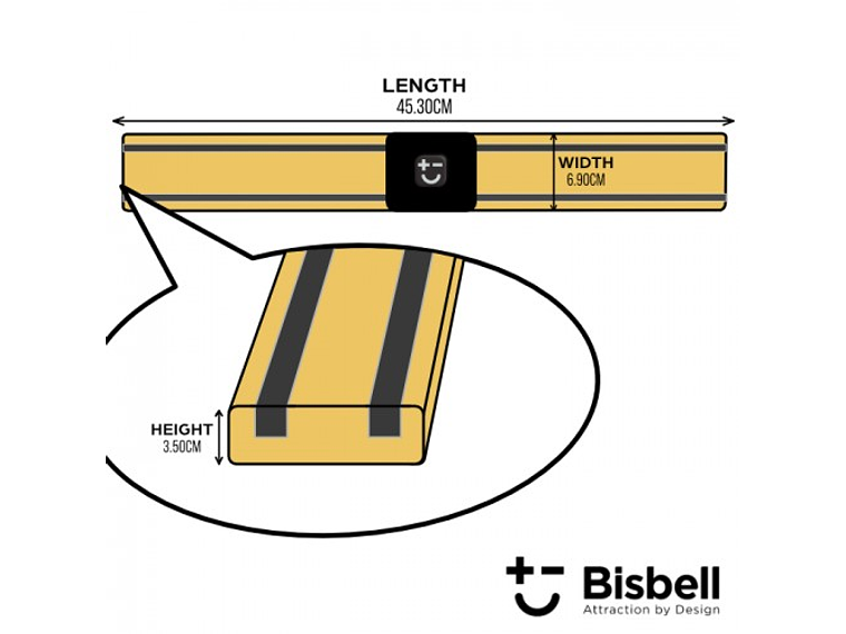 Bisbell barra magnética de madera de Bamboo Propeller 450mm  4